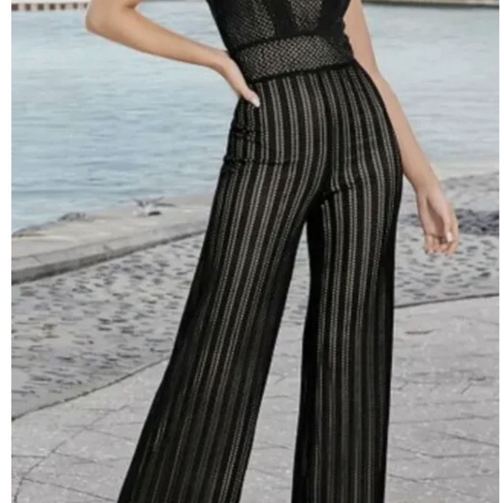 NWOT Crochet Jumpsuit by Venus - Picture 1 of 4